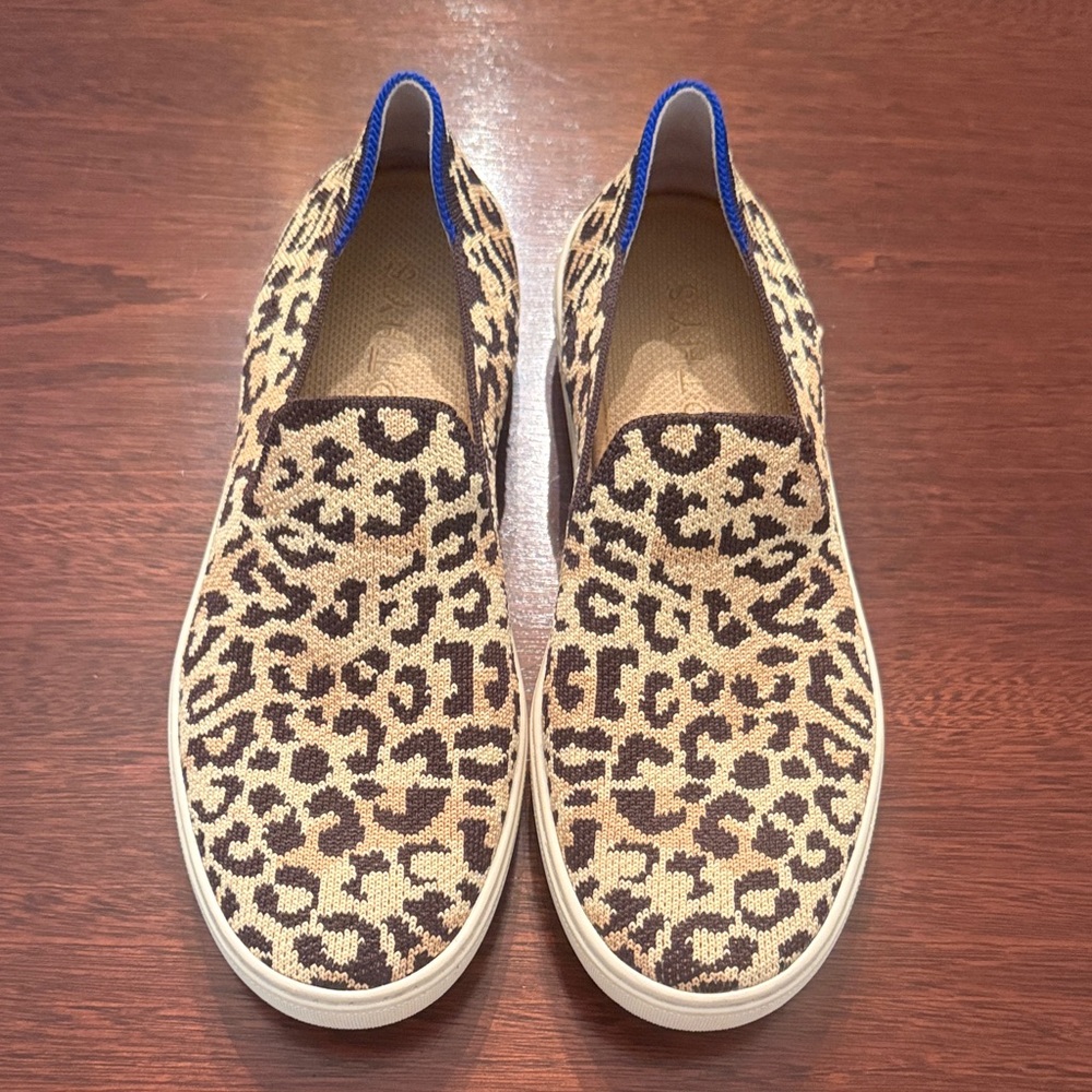 Rothy’s Leopard Print Slip-On Shoes